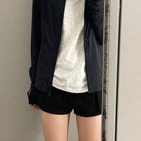 YISOF | Slim Fit Hot Style Versatile A-Line Casual High Waist Shorts