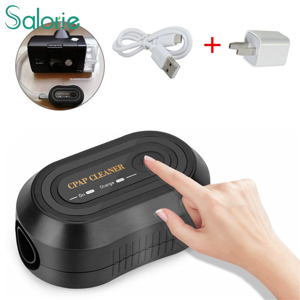 Salorie xách tay CPAP Cleaner & sanitizers Ozone tiệt trùng hộ gia đình apap bipap Mặt nạ ống dung dịch làm sạch bộ tạo ion Ozon chăm sóc sức khỏe