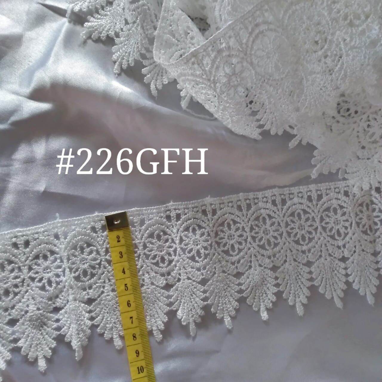 White Polyester Lace Renda Putih Princess Lace Ready Stock Malaysia Renda  Langsir 白色花边蕾丝