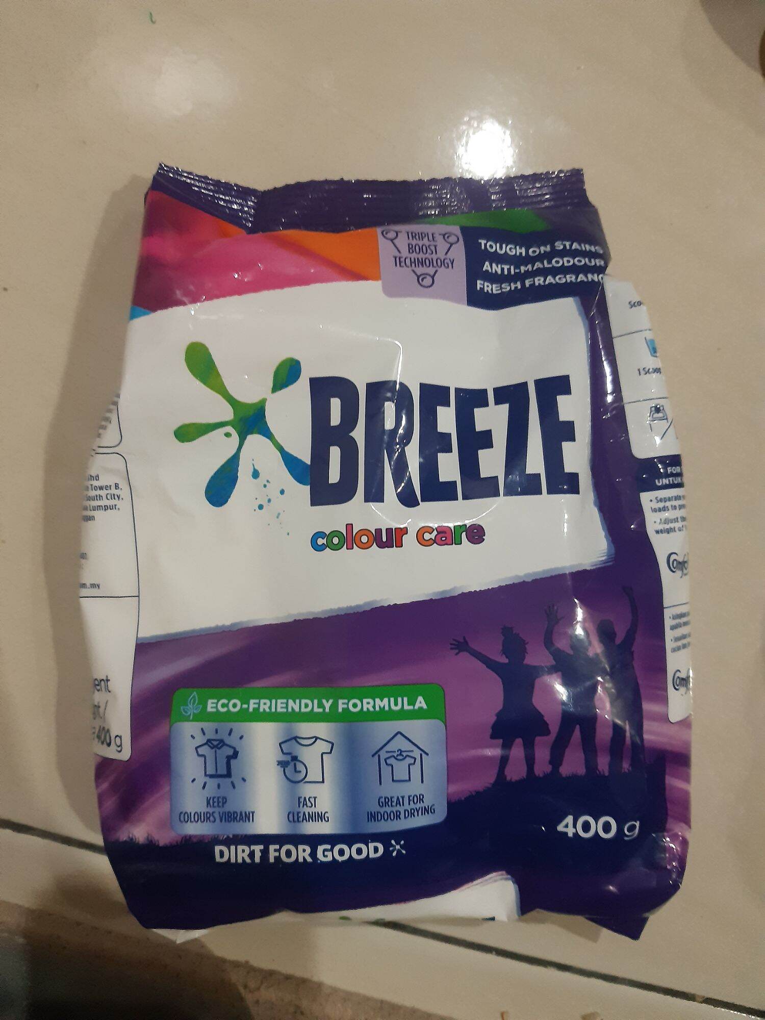 Breeze Colour Care Detergent 400g Lazada