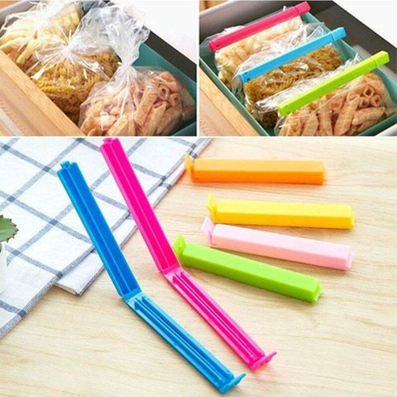 Portable Kitchen Storage Food Snack Seal Sealing Bag Clips Sealer Clamp  Travel Plastic Tongs Kitchen Accessories Storage Tool