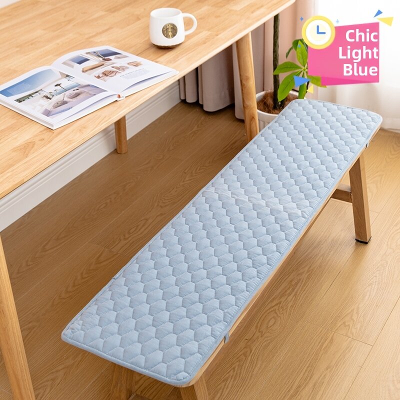 Season-Universal Solid Wood Bench Seat Cushion Long Strip Sofa Slipper Bench Pad Restaurant Long Chair Pad Dining Hall Seat Pad