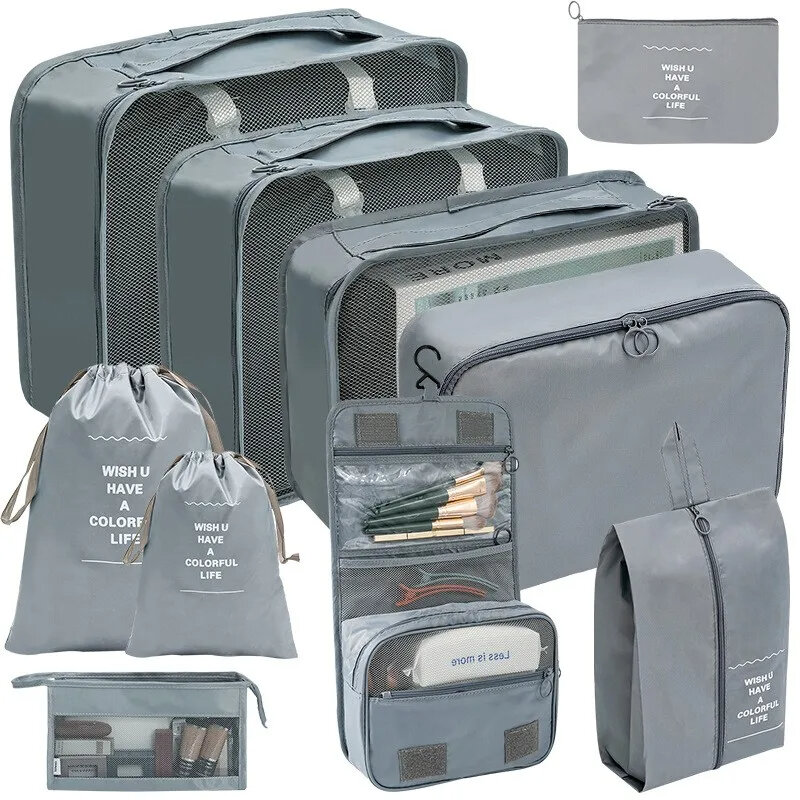 Set di cubi organizzatori per valigia, borse per bagagli viaggio_voghion.com