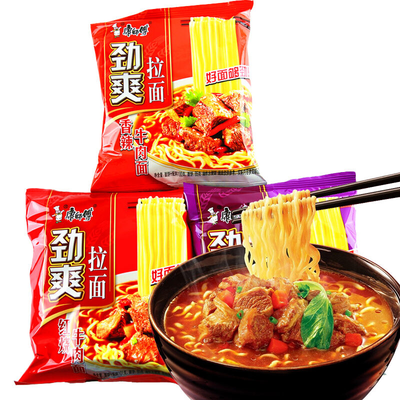 Master Kong Instant Noodles Strong and Cool Stretched Noodles Whole Box ...