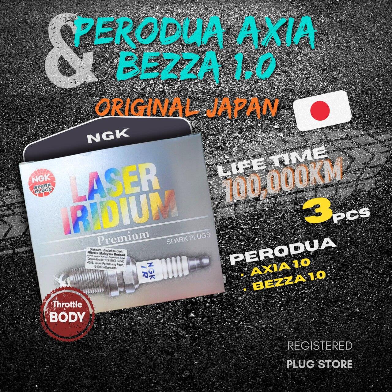 Plug Bezza Original | Perodua Axia | Bezza 1.0 | Passo 1.0 | Spark Plug iridium ...