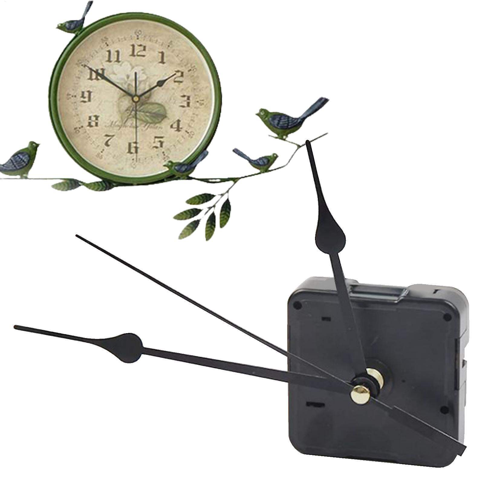 Silent Wall Clock Mechanism MuteQuartz DIY Wall Clock Movement Machine Silver Hands Repair Kit Tool Replace Set Accessories