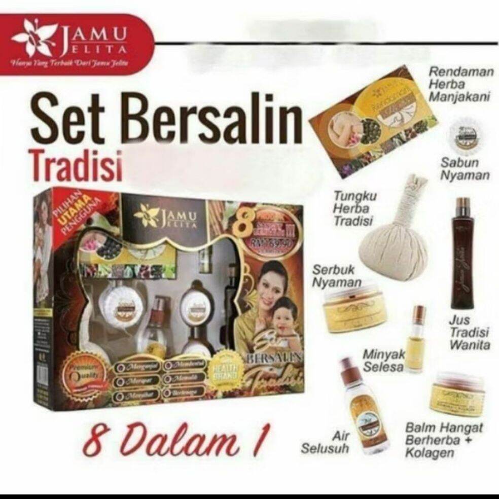 [POS PERCUMA] Jamu Jelita Set Bersalin Tradisi Set Berpantang Ibu dan Bayi 💯% Original