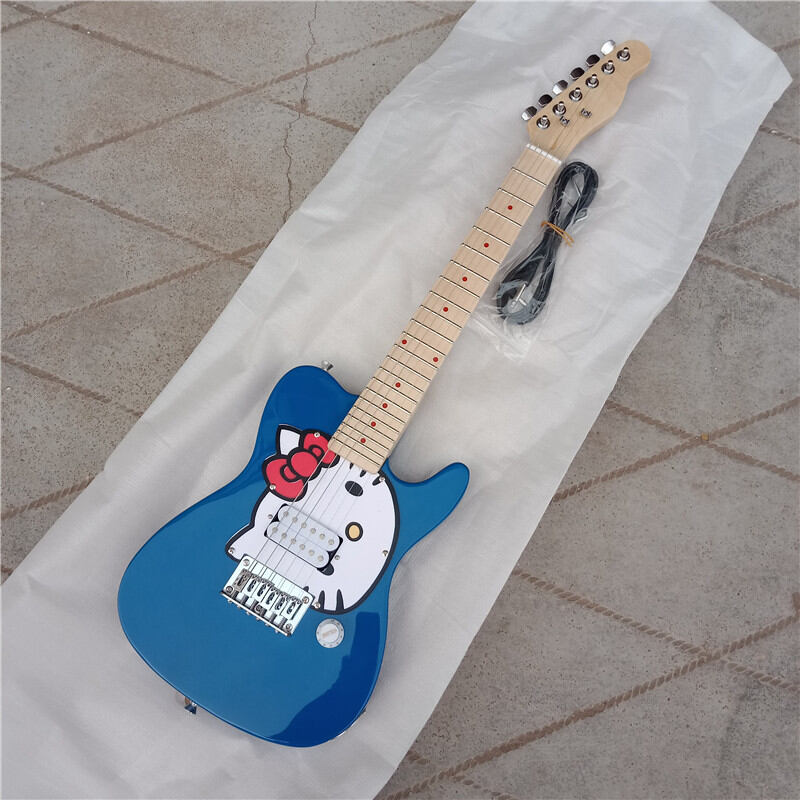 New MINI Kitty TL Style 6 Strings Electric guitar, Sycamore Body&Maple Fingerboard Fixed Bridge Scale Length 520mm BJ616 ราคา 4,790 บาท*ส่งฟรี