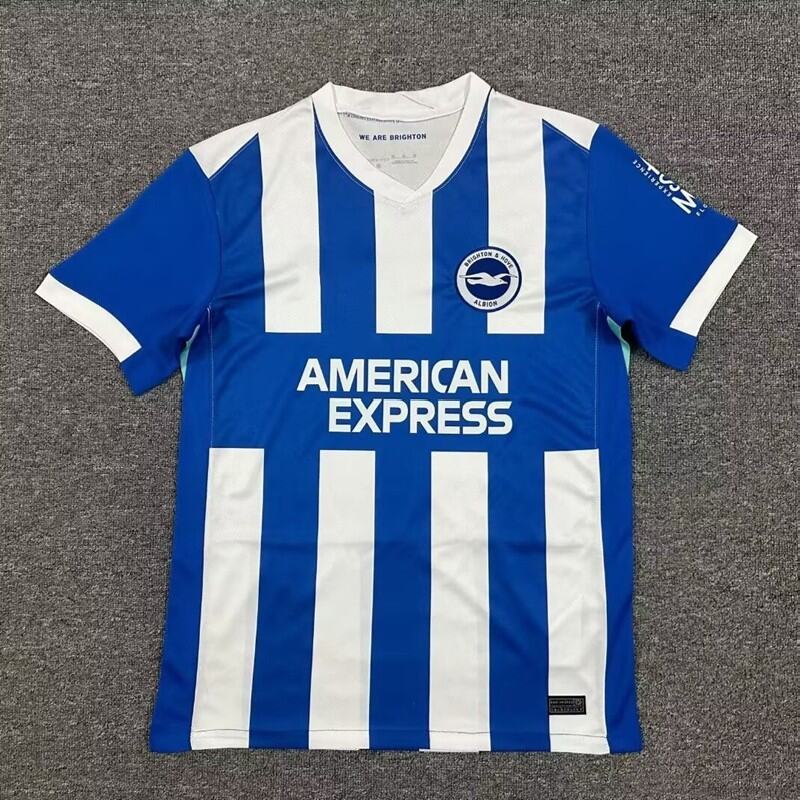 25-26 brighton Home Jersey áo cao bóng đá chất lượng áo sơ mi ngắn tay nam