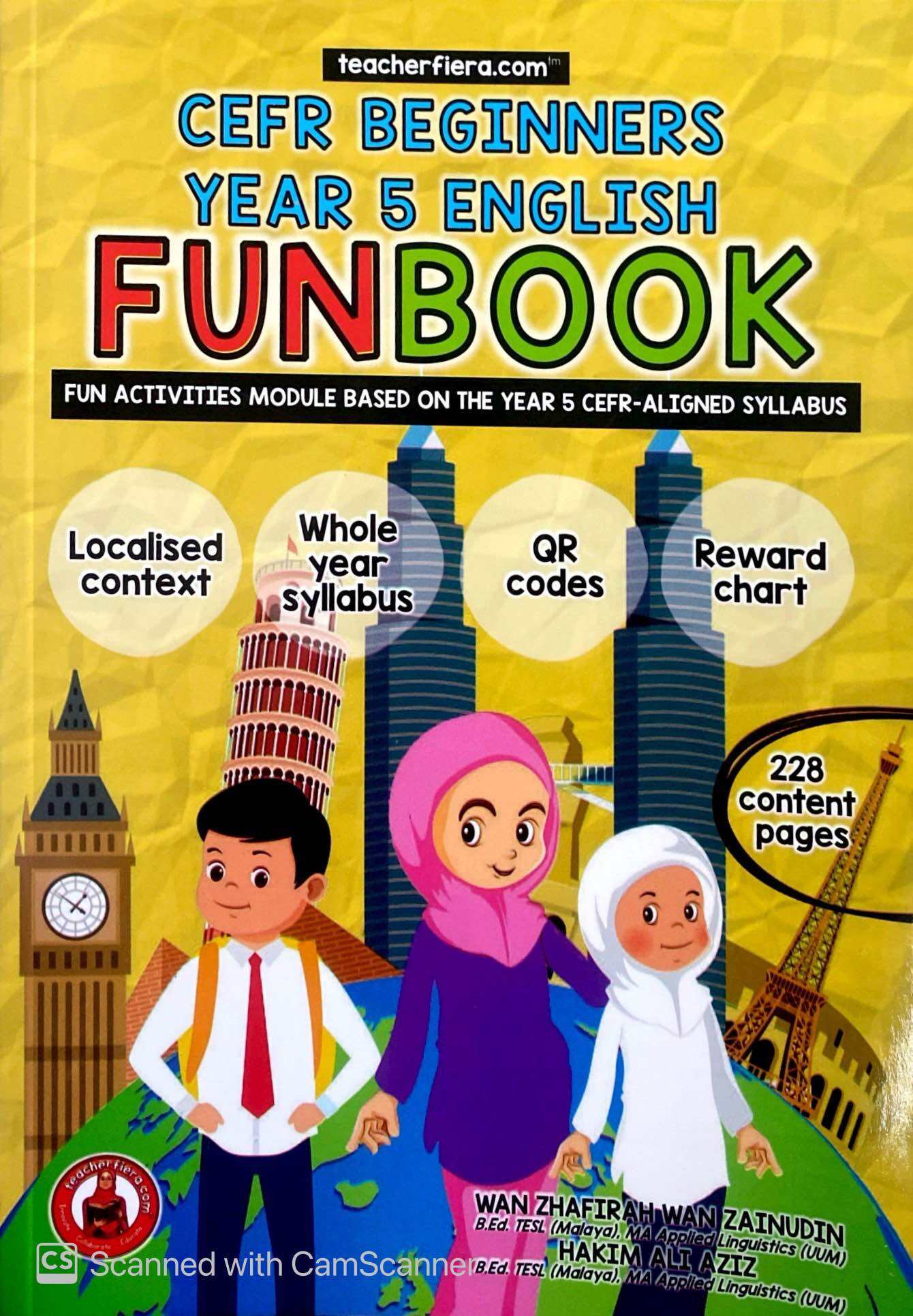 TEACHERFIERA CEFR BEGINNERS YEAR 1,2,3,4,5&6 ENGLISH FUNBOOK. 