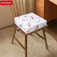 Insular | INSULAR Toddler Booster Seat Non-Slip Kids Highchair Seat Pad Baby Dining Chair Cushion Removable Breathable Waterproof