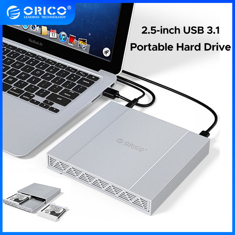 ORICO 2.5-inch USB 3.1 Portable Hard Drive 2TB Internal WD HDD Support Raid 0 1 Type-C Port Silicone Protection ราคา 10,559 บาท*ส่งฟรี