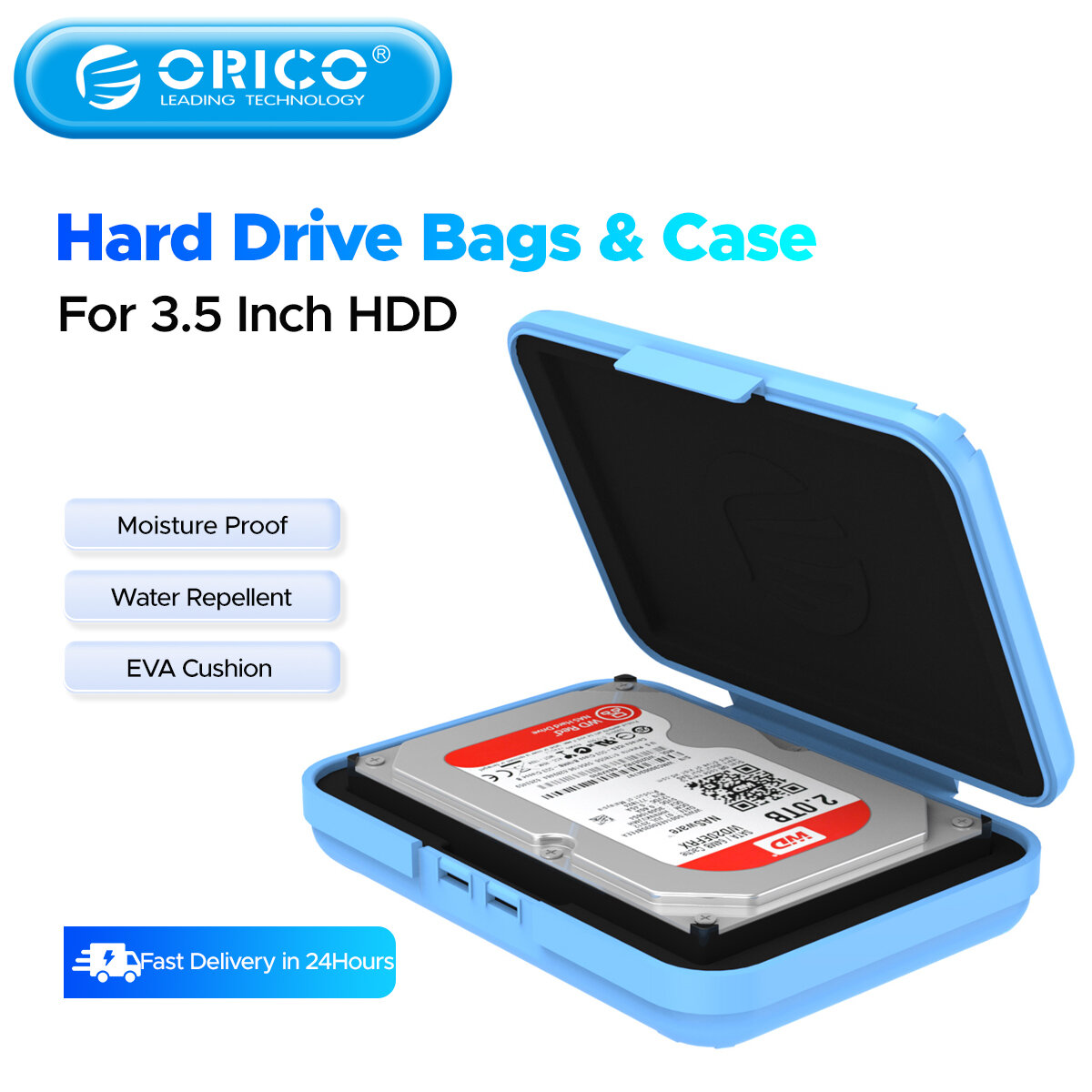 ORICO 3.5 inch ổ cứng Túi & Trường hợp HDD bảo vệ chống ẩm hộp lưu trữ cho HDD