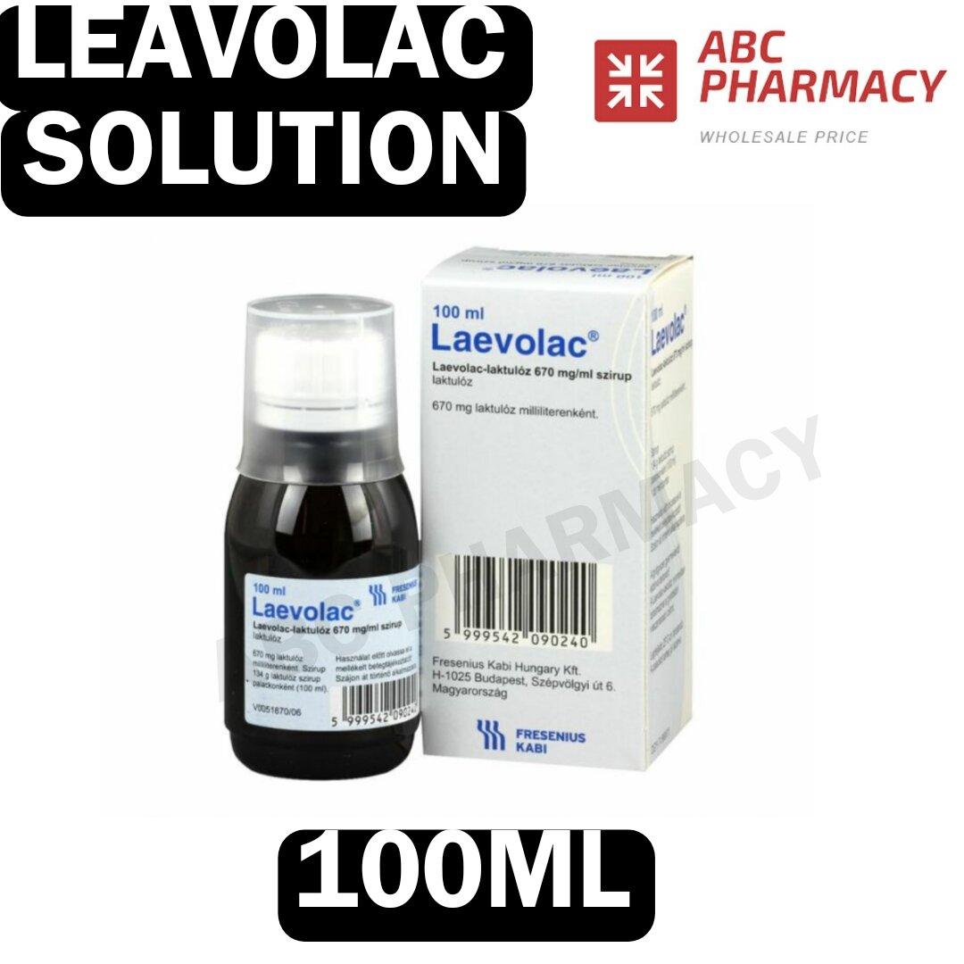 LAEVOLAC Solution 100ml(Ingredient Lactulose)(EXP04/26) Lazada