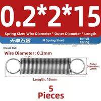 TIANZHUOJINSHU | High-Strength Extension Spring Stainless Steel