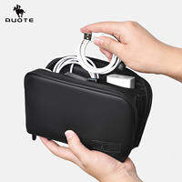 AUOTE Digital Bags Storage Bag Travel Organizer Electronic Gadget Bag USB Cable Organizer Pouch Storage Bags Charger Organizer Pouch Multi-Function Pouch Large Cable Organizer Bag Accessories U Disk Hard Drive Headset Accessories Storage Bag