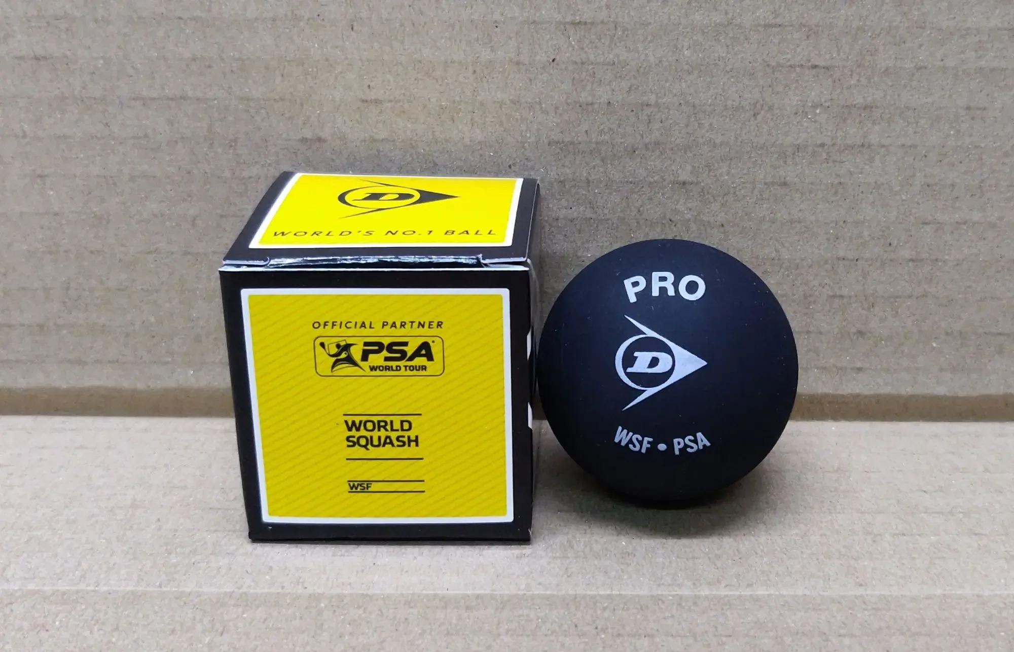 [Free Shipping] Dunlop Pro Squash Ball (Advanced Players - Double Yellow Dot)
