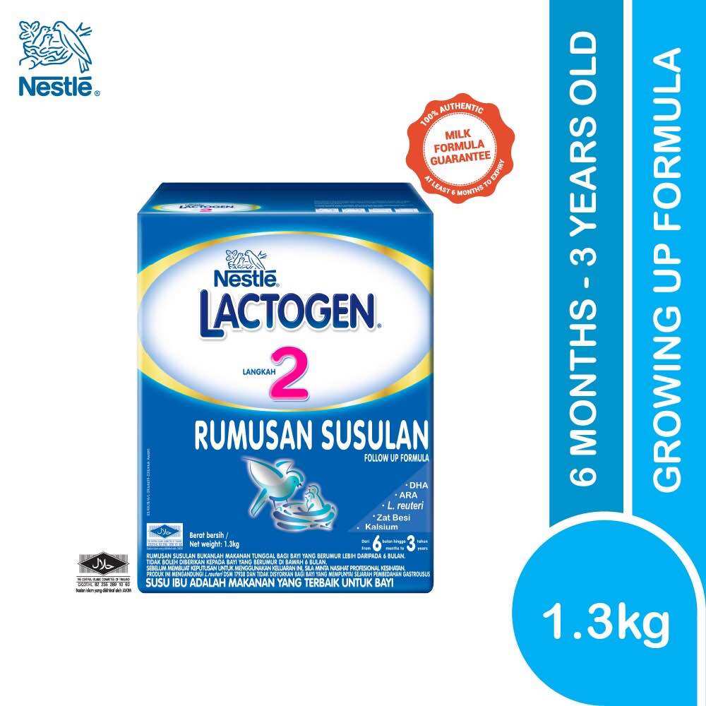 Nestle Lactogen Step 2 Follow On Formula 6-36 Months 1.3kg Exp 07/2027