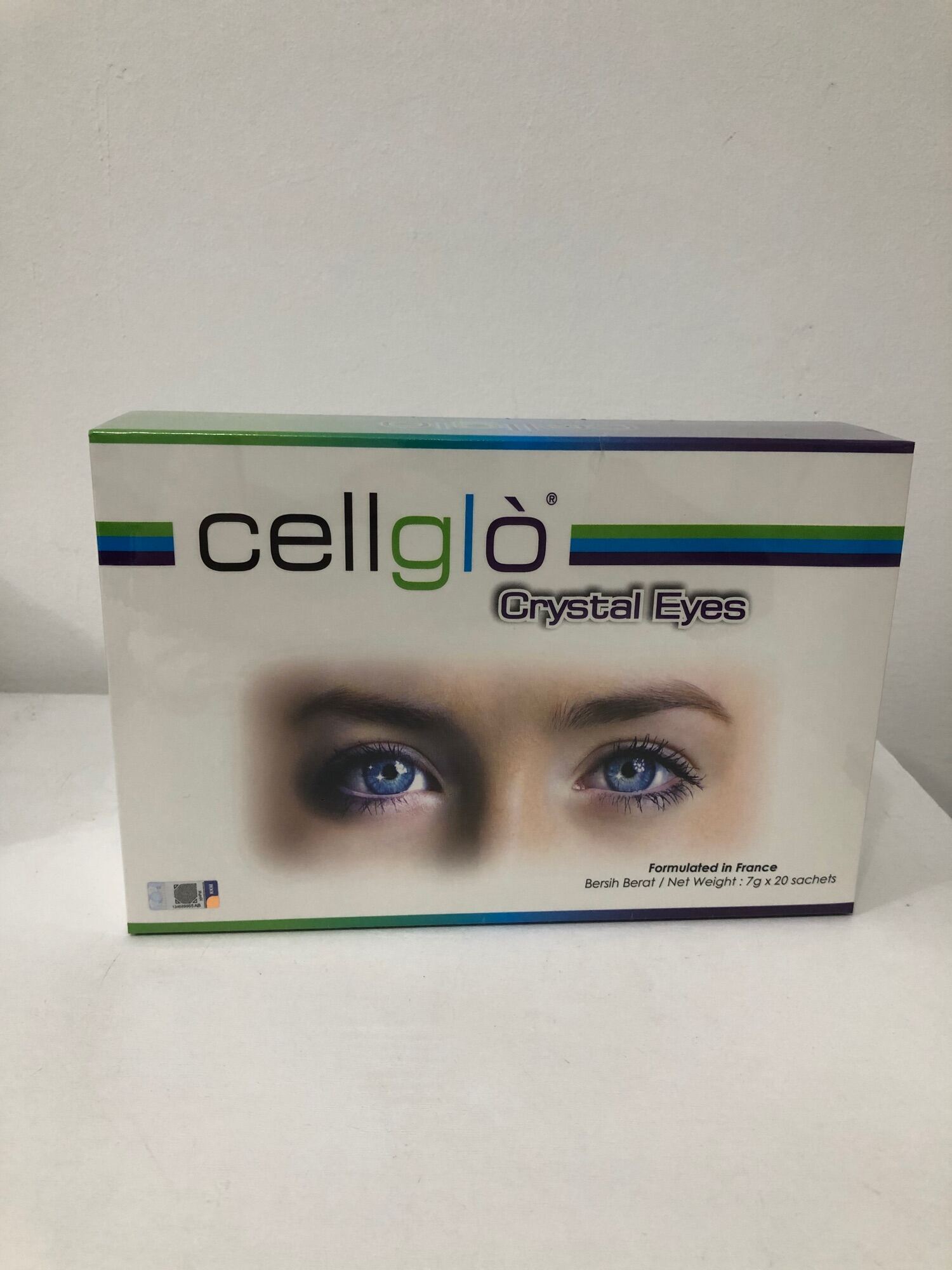 Cellglo Crystal Eye ( ‼️100 Original with Box & QR Code ) 效阔水晶眼睛 (‼️100正品有盒子和二维码） Lazada