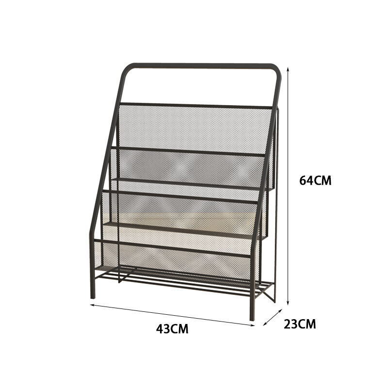 Floor Children's Bookshelf Simple Baby Book Picture Book Iron Storage