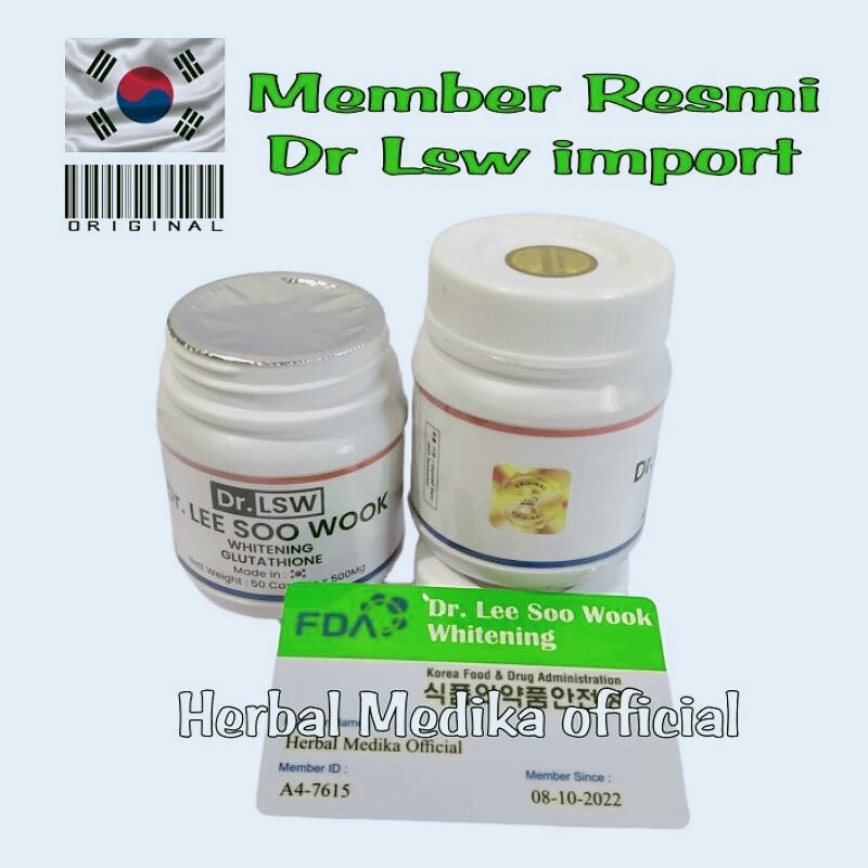 dr lee soo wook whitening glutathione price Dr. Lee Soo Woo Whitening Glutathion - Jual Dr. Lee Soo Woo Whitening  Glutathion Terbaru Indonesia | Dr Lsw Whitening Glutathione Kapsul |  Pemutih Kulit Alami Dr Lee Soo Wook main image 0